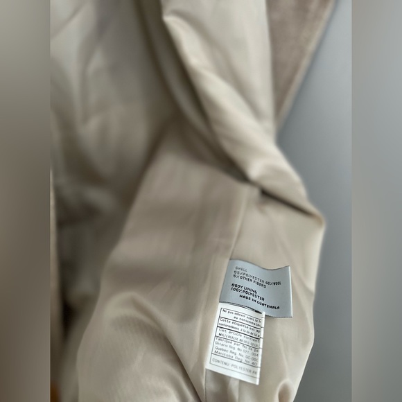 Larry Levin Oatmeal Colored Overcoat NWT ~ Size L - Picture 16 of 16